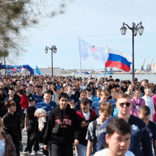 Курсанты КИМРТ приняли участие в акции «10 000 шагов к жизни»